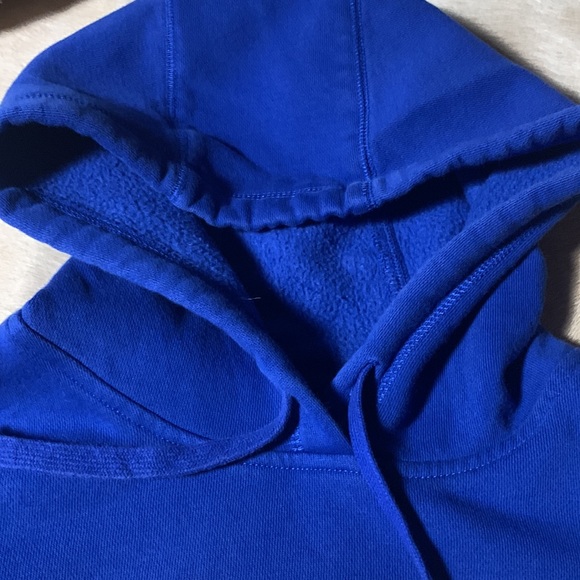 Rare Mens GOLDEN STATE WARRIORS Basketball Blue & Gold “Fish” Hoodie SWEATSHIRT - Picture 3 of 8